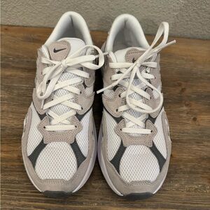 Nike AI8 White and Gray Sneakers - Women’s